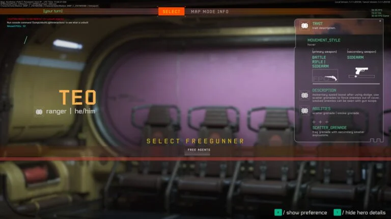 Captura de pantalla del juego Concord