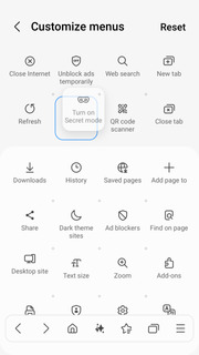 Captura de pantalla del navegador Samsung para Galaxy Fold 7 (3) Captura de pantalla del navegador Samsung para Galaxy Fold 7 (3)