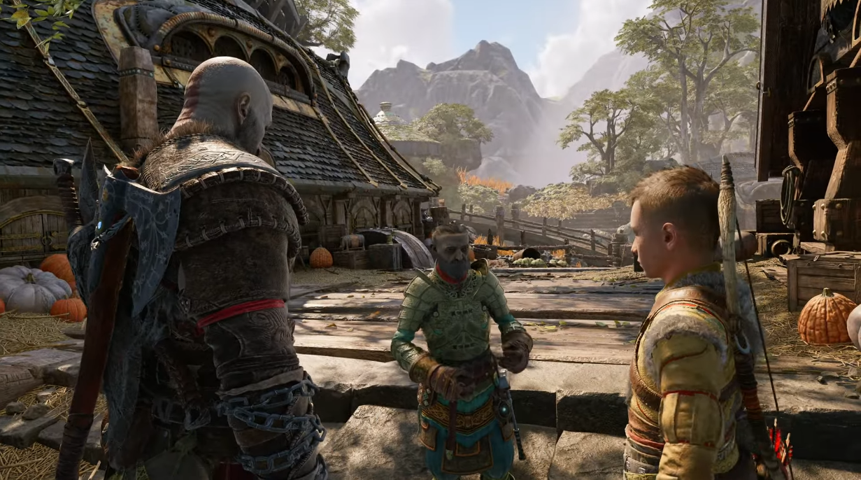 Los desarrolladores de God of War: Ragnarok contaron sobre el mundo de los enanos Svartalheim, donde se está construyendo una ciudad industrial entre varios biomas-10