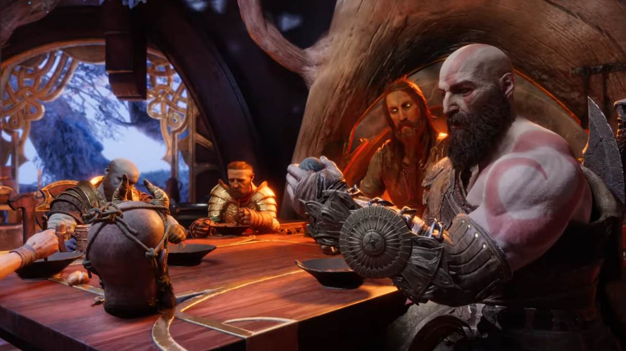 Los desarrolladores de God of War: Ragnarok contaron sobre el mundo de los enanos Svartalheim, donde se está construyendo una ciudad industrial entre varios biomas-11