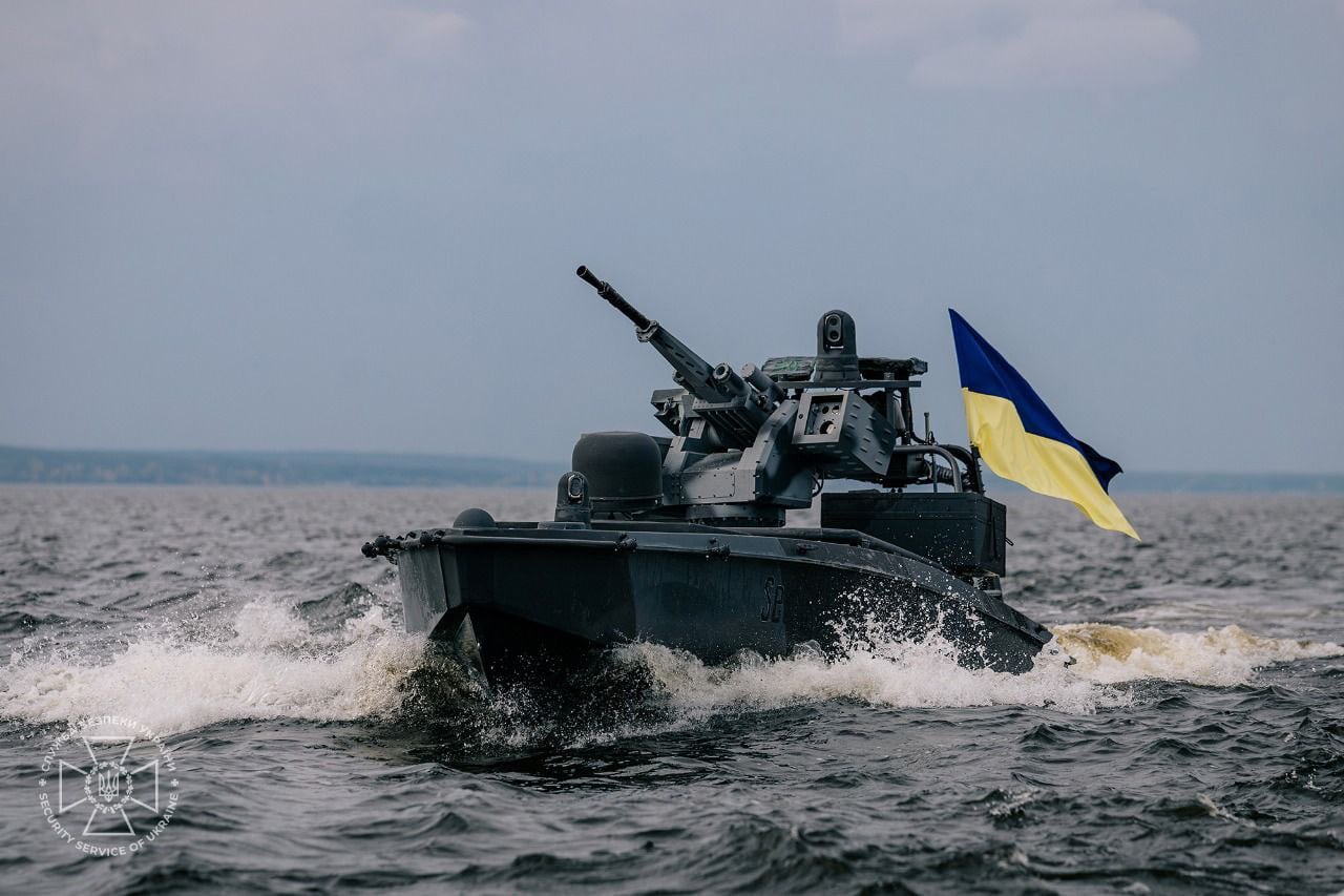 SSU mostró una nueva generación de drones marinos Sea Baby: ahora con una ametralladora y MLRS (video) Dron marino actualizado Sea Baby