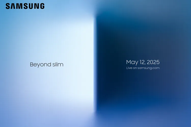 Teaser de la presentación del Galaxy S25 Edge Teaser de la presentación del Galaxy S25 Edge