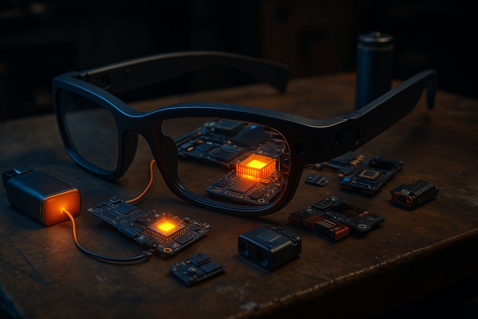Imagen ilustrativa de unas gafas inteligentes