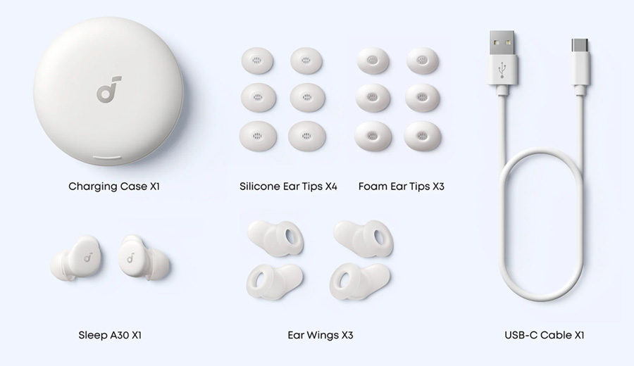Paquete de Soundcore Sleep A30