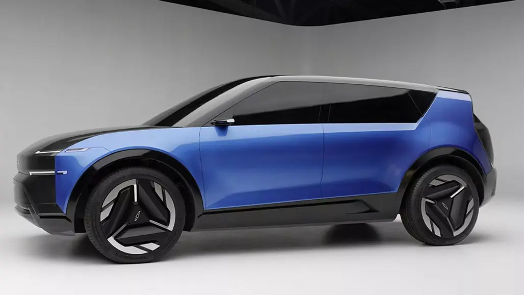 Deportivo EV de Chevrolet - vista lateral