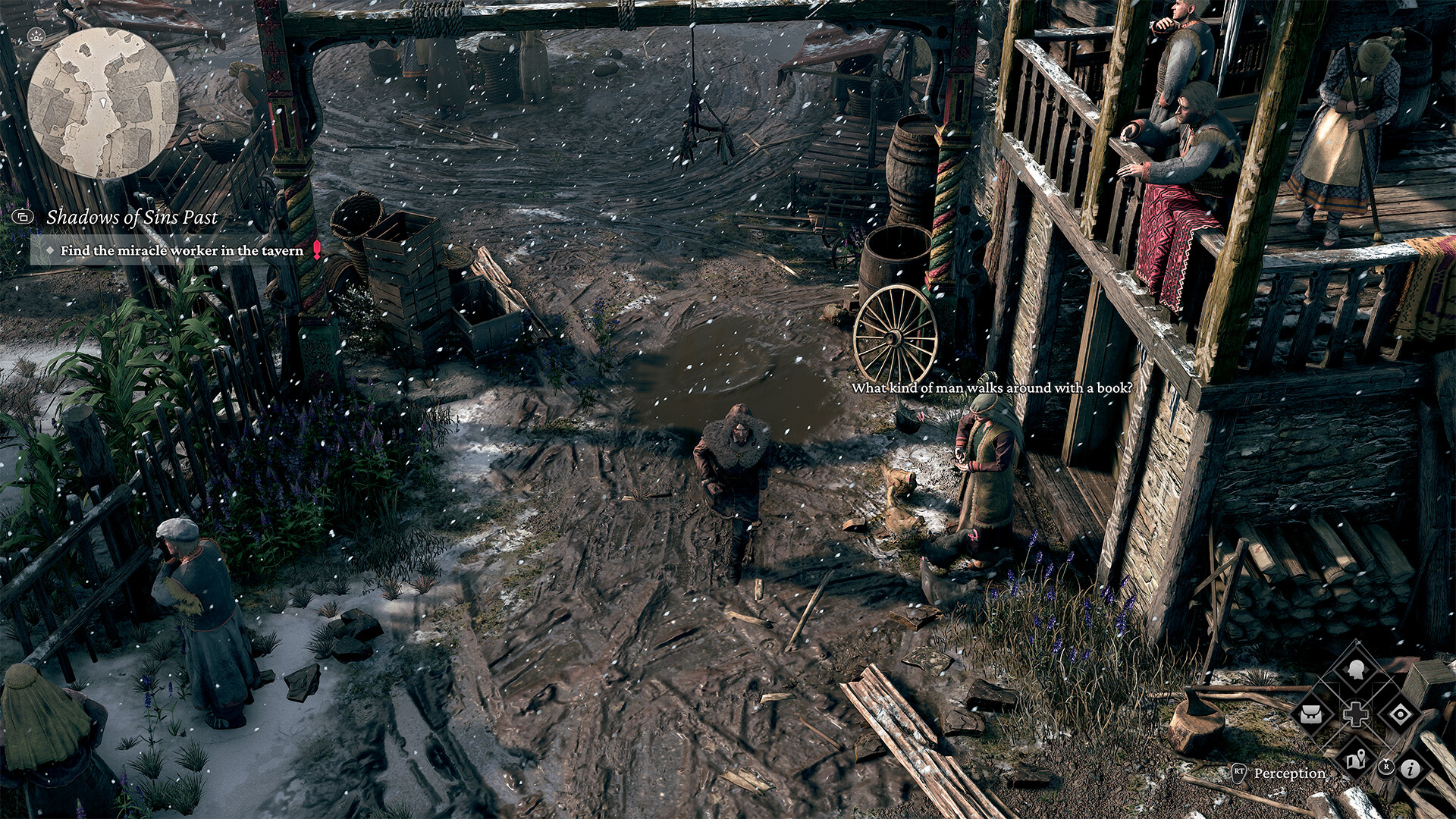 Fotograma isométrico del juego The Thaumaturge