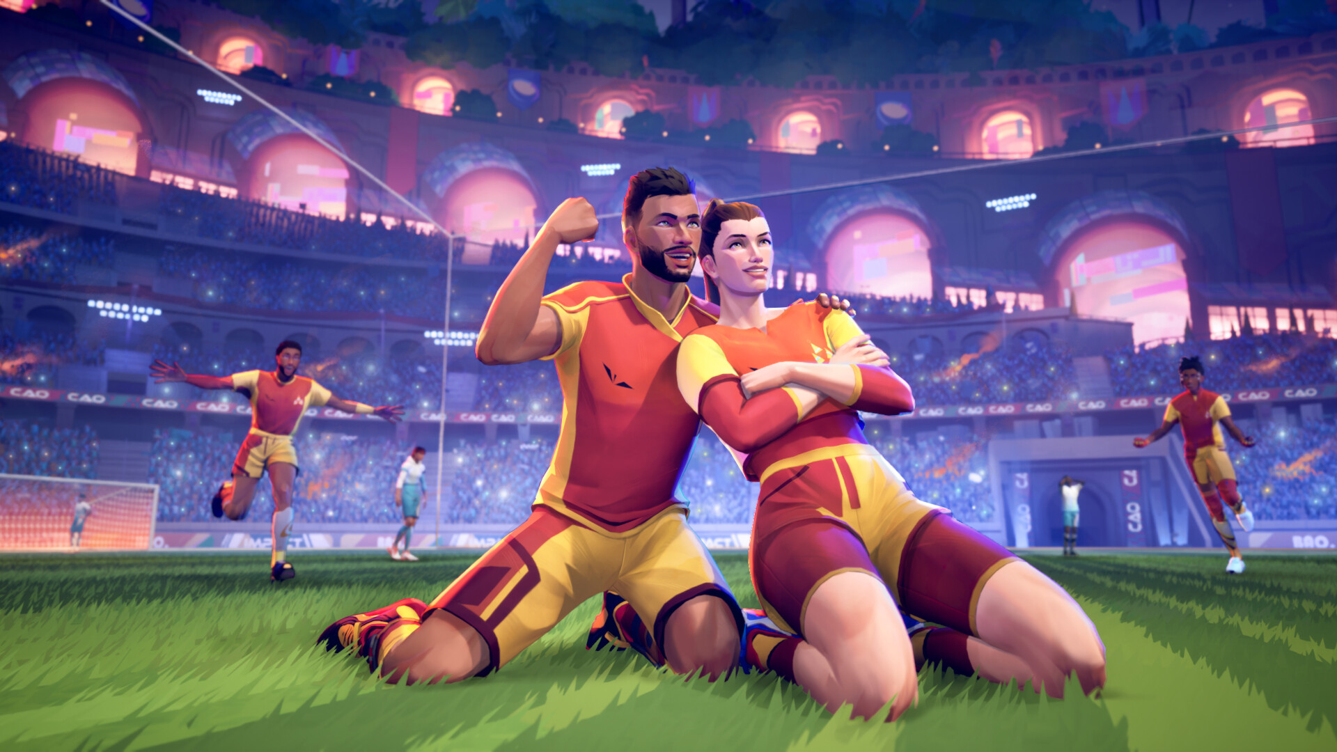 Rematch gameplay - la escena del partido Rematch gameplay - la escena del partido