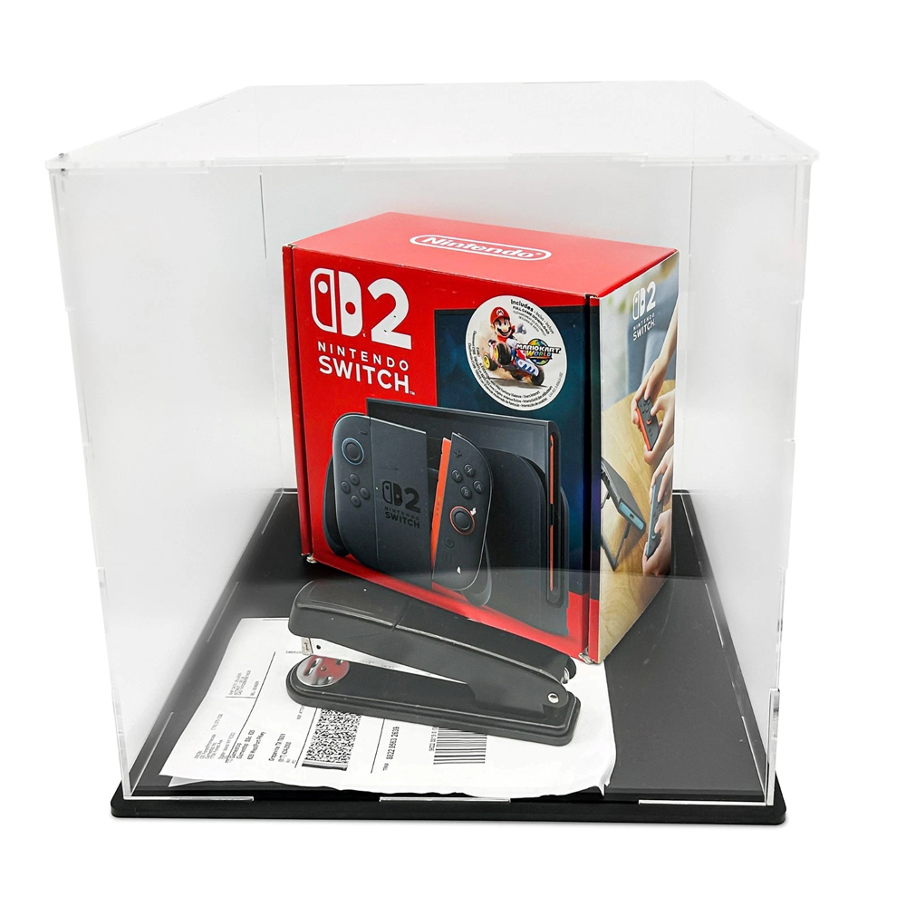 Caja con un agujero perforado