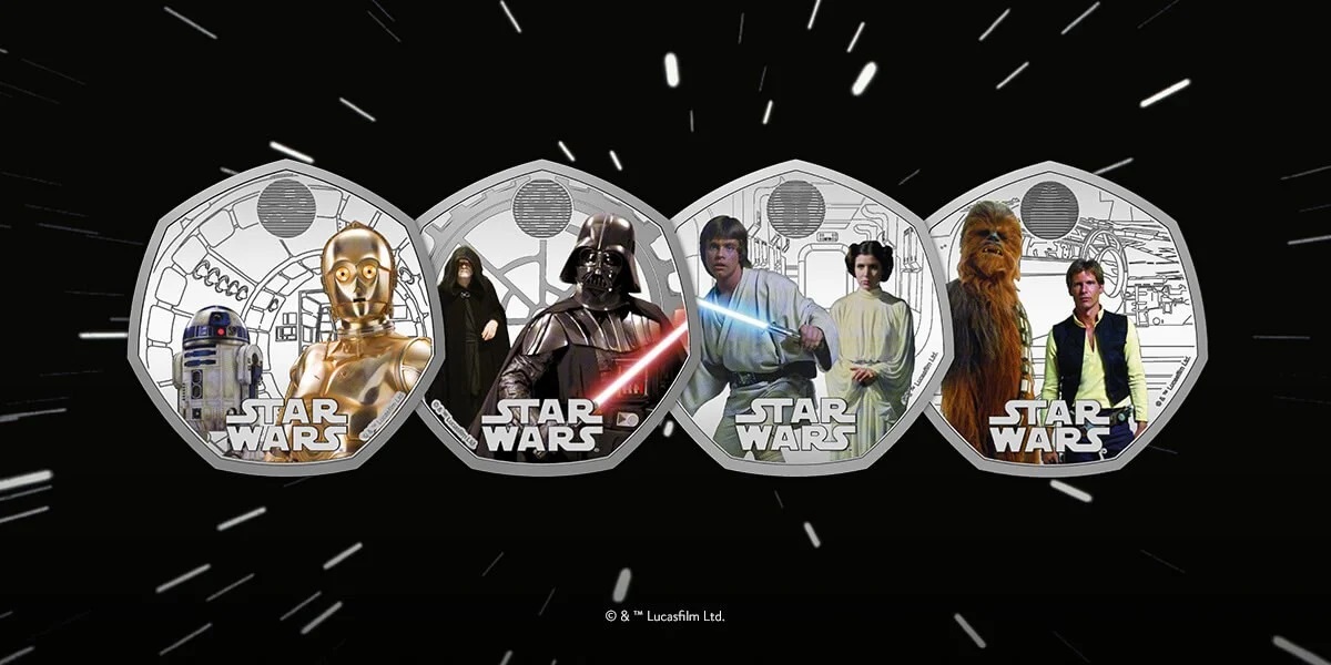 Un regalo de reyes para los fans de Star Wars: la Casa de la Moneda del Reino Unido ha lanzado una colección numismática con personajes de la emblemática saga cinematográfica Un regalo de reyes para los fans de Star Wars: la Casa de la Moneda del Reino Unido ha lanzado una colección numismática con personajes de la emblemática saga cinematográfica