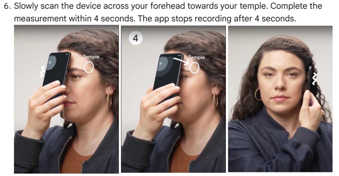El Google Pixel 8 Pro ya puede medir tu temperatura corporal al pasarlo por la cara-2 El Google Pixel 8 Pro ya puede medir tu temperatura corporal al pasarlo por la cara-2