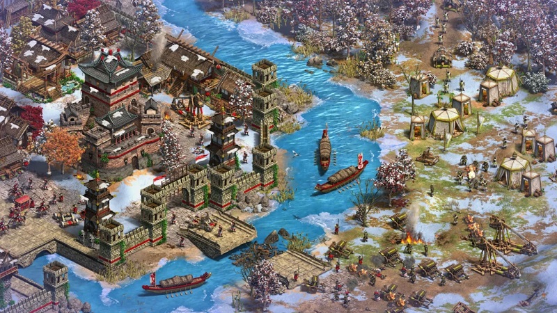 Captura de pantalla del juego Age of Empires II: Definitive Edition - Tres Reinos 2