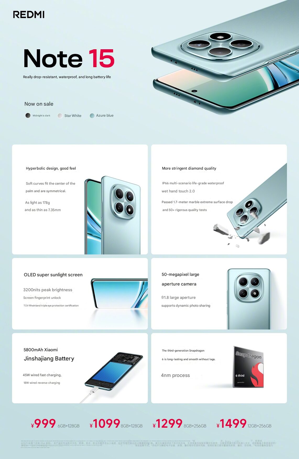Xiaomi Redmi Note 15 especificaciones