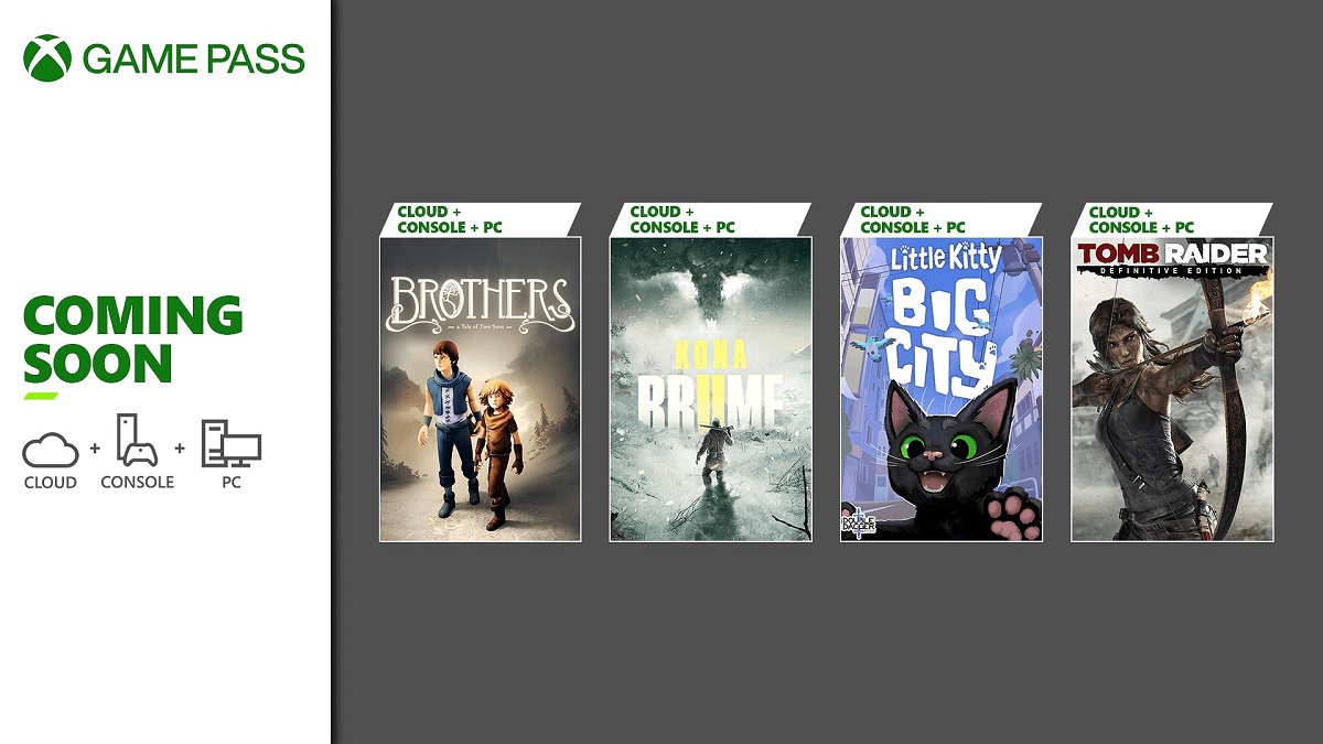 El remaster de Tomb Raider (2013) y el juego de aventuras de culto Brothers: A Tale of Two Sons se añadirán a Game Pass en la primera quincena de mayo. Consulta a continuación la lista completa de novedades del catálogo. El remaster de Tomb Raider (2013) y el juego de aventuras de culto Brothers: A Tale of Two Sons se añadirán a Game Pass en la primera quincena de mayo. Consulta a continuación la lista completa de novedades del catálogo.
