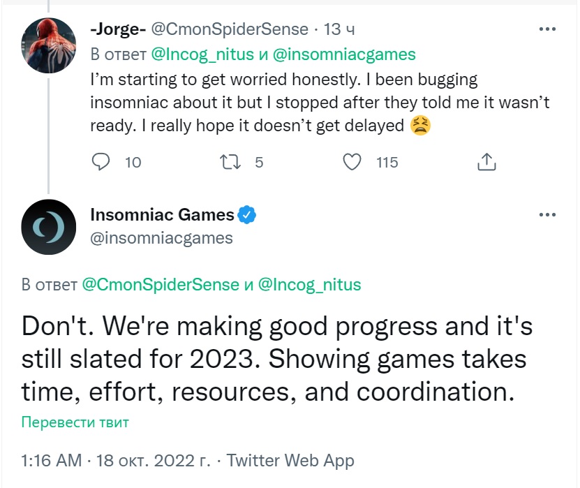 Los desarrolladores de Marvel's Spider-Man 2 aseguran que la creación del juego avanza activamente, y que el lanzamiento tendrá lugar según lo previsto-2 Los desarrolladores de Marvel's Spider-Man 2 aseguran que la creación del juego avanza activamente, y que el lanzamiento tendrá lugar según lo previsto-2