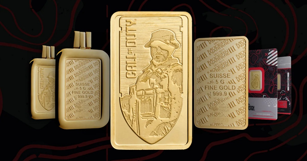 El Capitán Price nunca ha sido tan caro: se anuncia una edición limitada de lingotes de plata y oro para los fans de Call of Duty