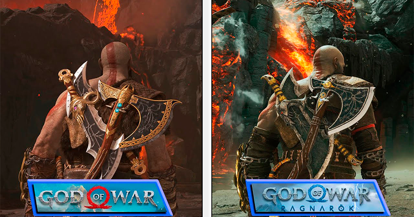 Progreso demencial: un bloguero compara la versión de PC de God of War 2018 en configuración Ultra y God of War Ragnarok en PlayStation 5 Progreso demencial: un bloguero compara la versión de PC de God of War 2018 en configuración Ultra y God of War Ragnarok en PlayStation 5