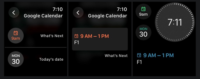 Interfaz de Google Calendar Interfaz de Google Calendar