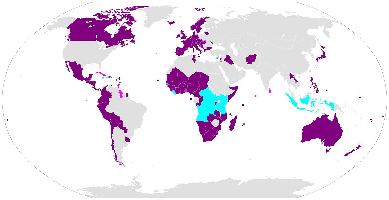 Estados Parte de la Convención sobre Municiones en Racimo Ilustración de los Estados Parte de la Convención sobre Municiones en Racimo