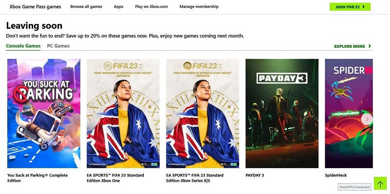 Seis juegos desaparecerán del catálogo de Xbox Game Pass a mediados de septiembre, entre ellos el shooter Payday 3 y FIFA 23-2 Seis juegos desaparecerán del catálogo de Xbox Game Pass a mediados de septiembre, entre ellos el shooter Payday 3 y FIFA 23-2