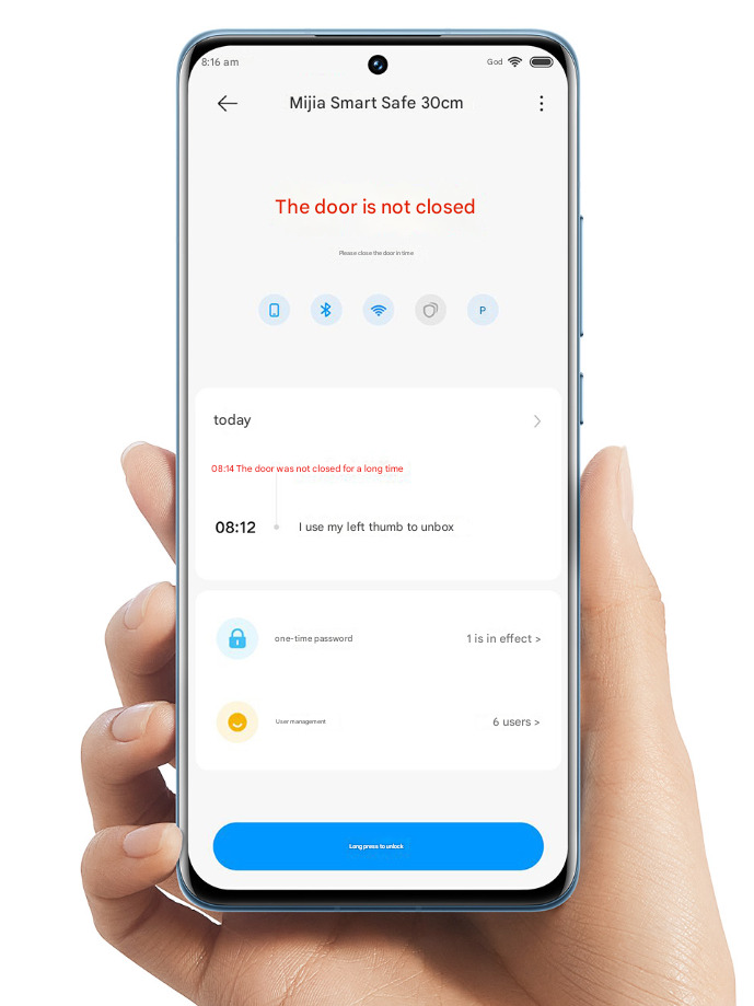 Xiaomi Mijia Smart Safe vista frontal