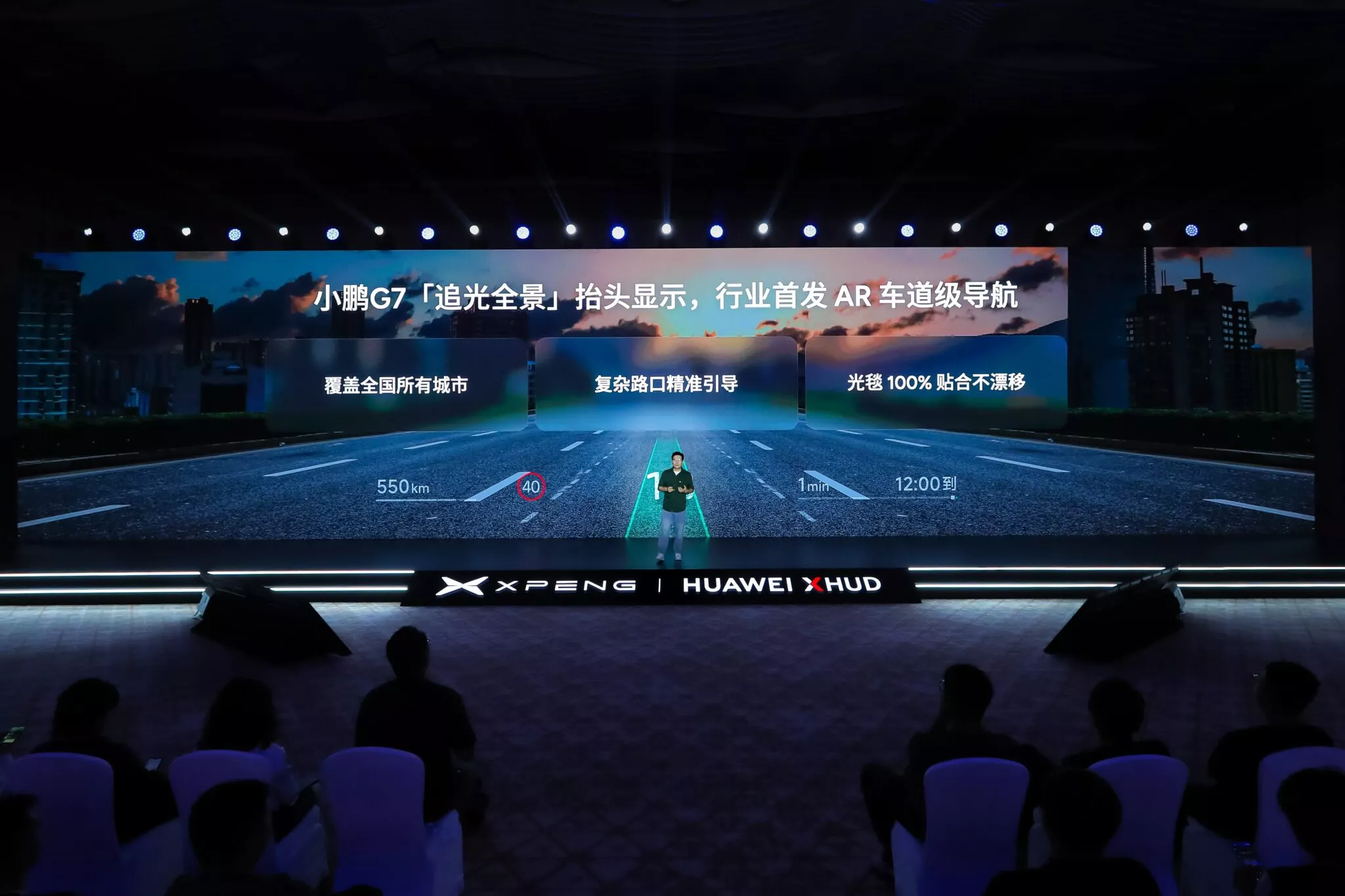 Interfaz de visualización AR Xpeng G7 Interfaz de visualización AR Xpeng G7