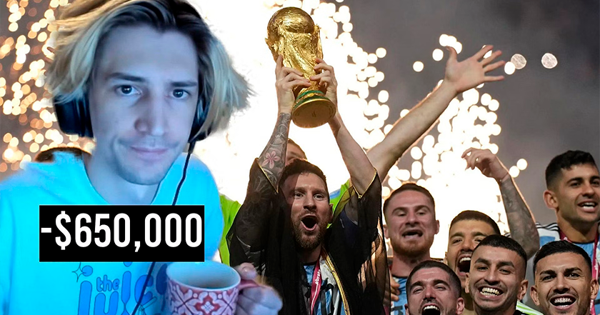 "Será la victoria más fácil de mi vida". Streamer xQc perdió 650 mil dólares durante el partido final de la Copa del Mundo. "Será la victoria más fácil de mi vida". Streamer xQc perdió 650 mil dólares durante el partido final de la Copa del Mundo.
