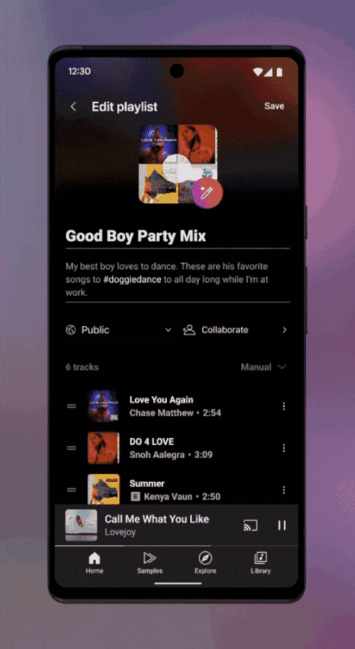 YouTube Music ya permite crear ilustraciones de listas de reproducción mediante IA generativa-2