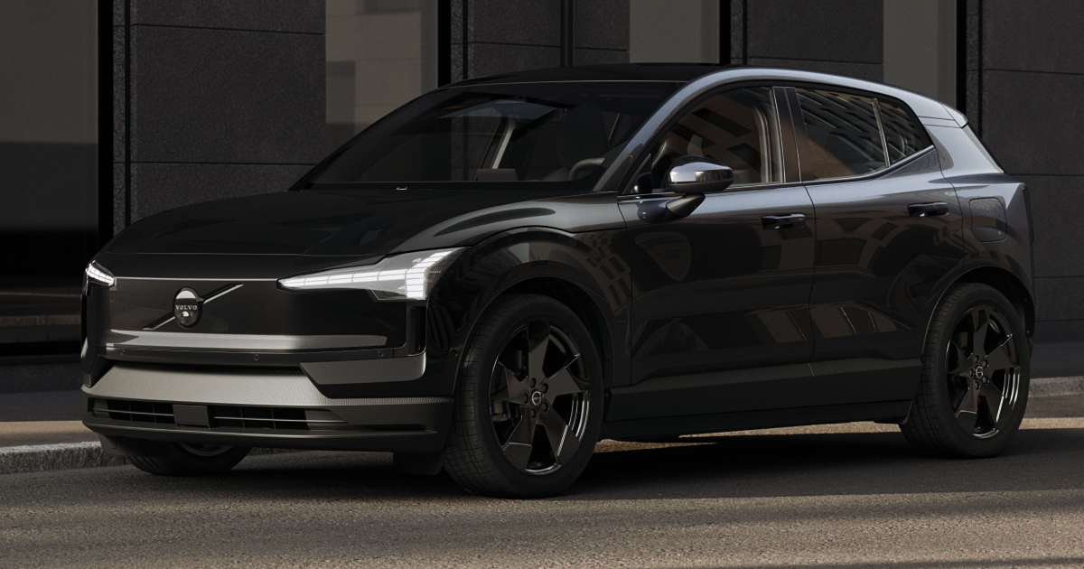 Vista exterior del Volvo EX30 Black Edition