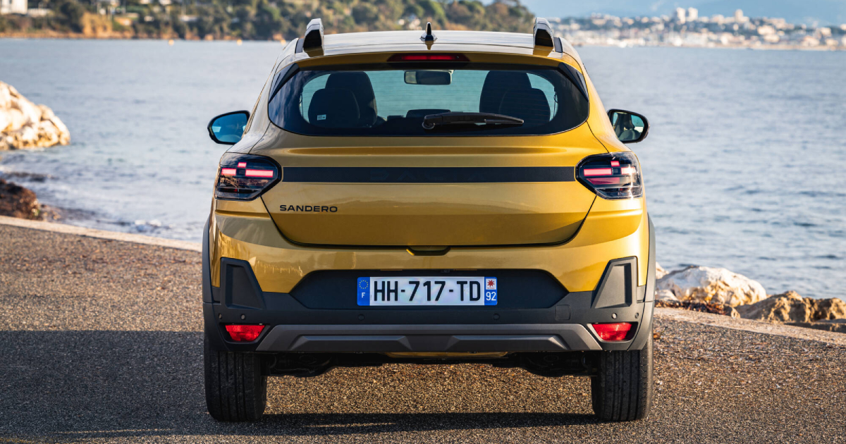 Diseño de luz trasera Dacia 2026