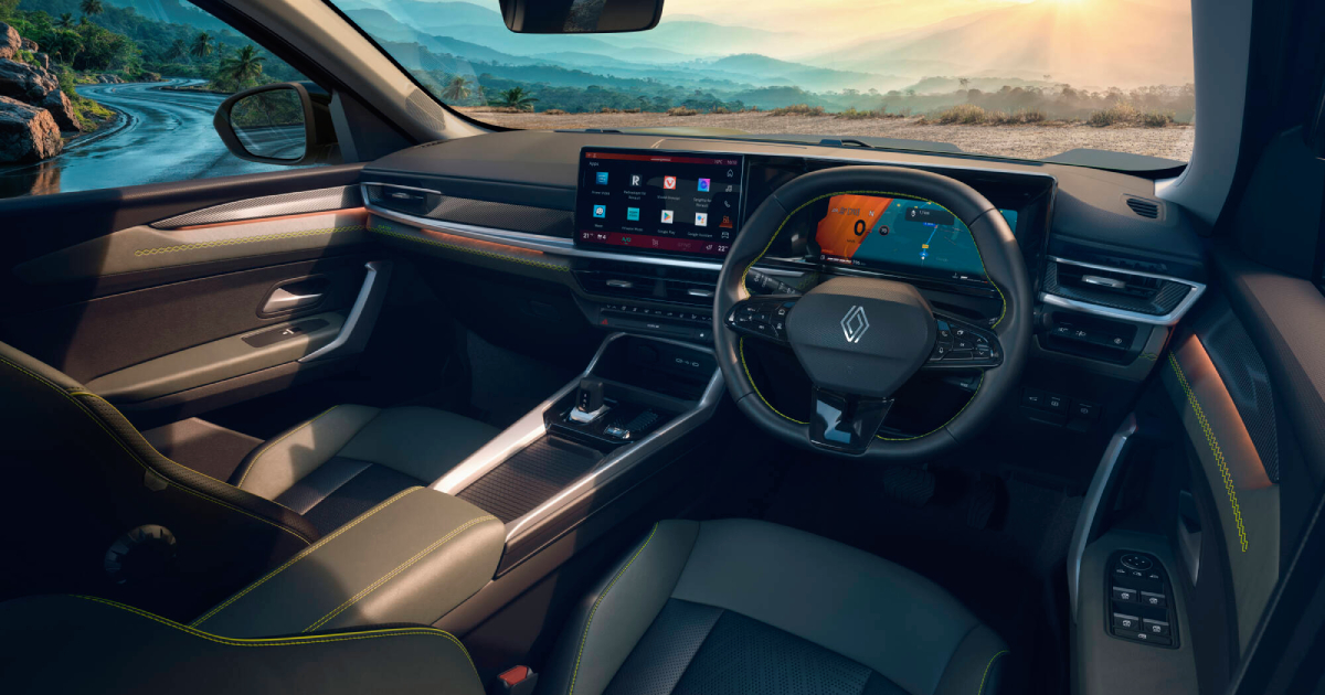 Interior del nuevo Duster India