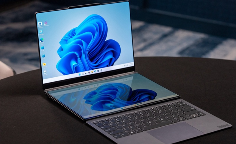 Concepto de Lenovo con pantalla modular