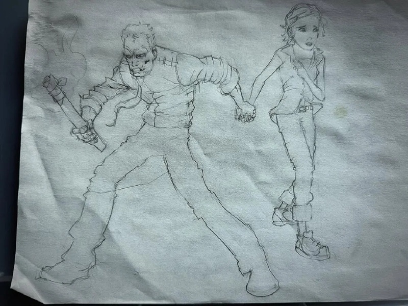 Boceto de The Last of Us, 2003