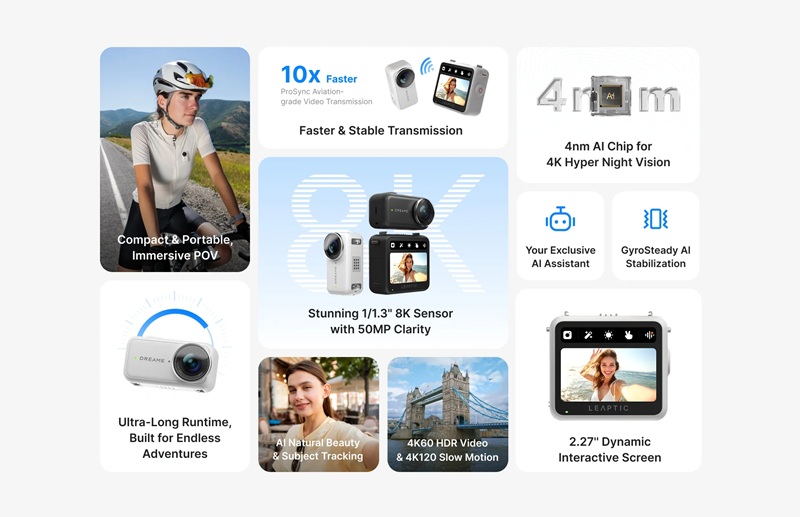 Grabación de Leaptic Cube en 8K