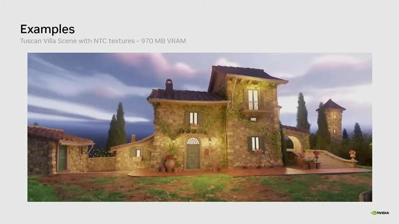 Escena de Villa Toscana en compresión tradicional