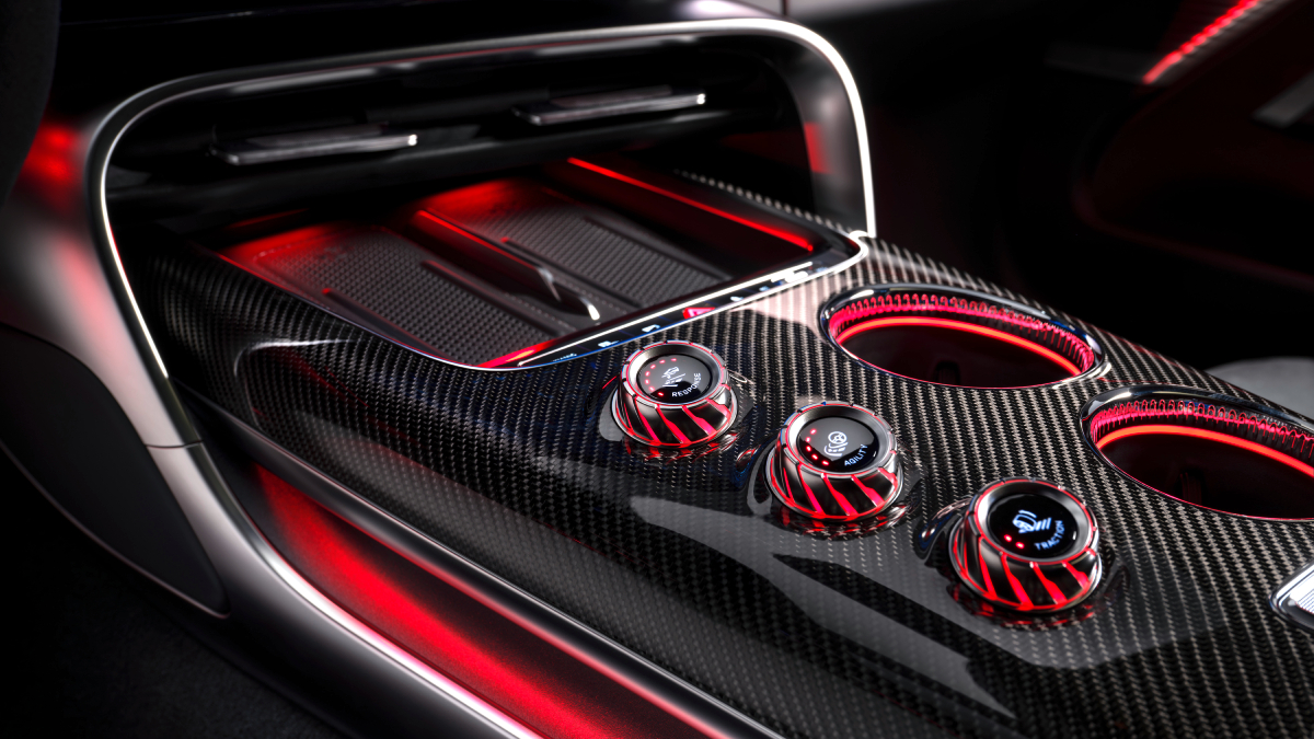 Techo panorámico Sky Control en el Mercedes-AMG GT Coupé de 4 Puertas