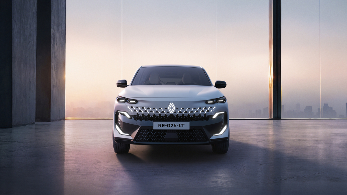 Vista frontal del Renault Filante