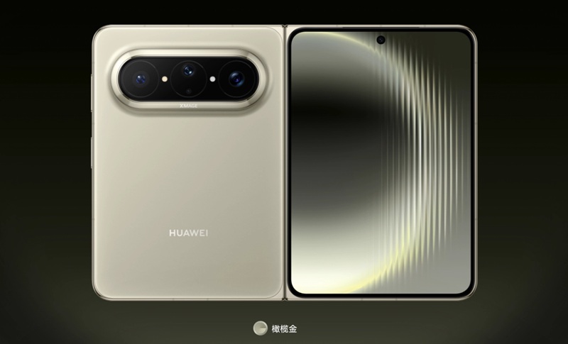 Huawei Pura X Max en naranja