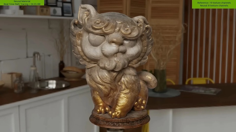 Demostración de textura 8K con NTC