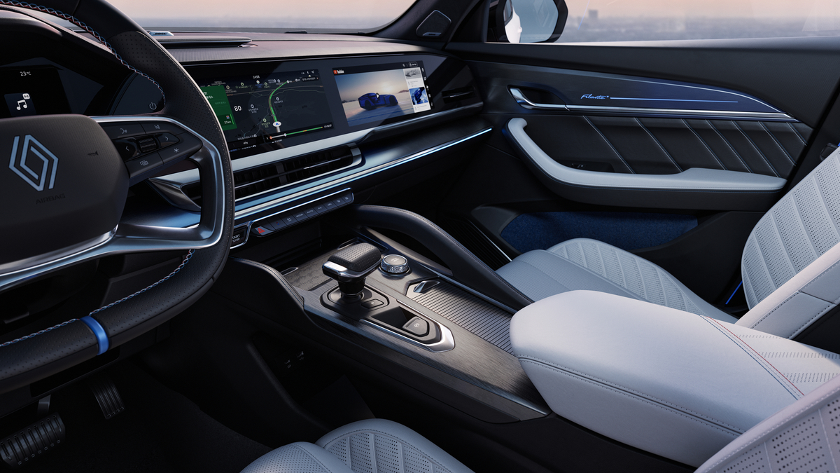 Línea lateral del Renault Filante