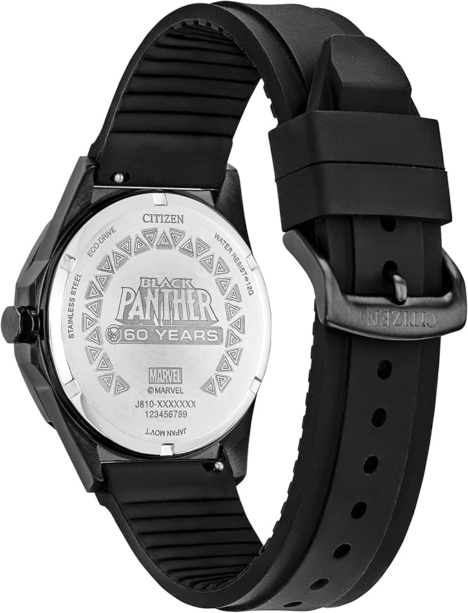Otro ángulo del reloj Citizen Black Panther