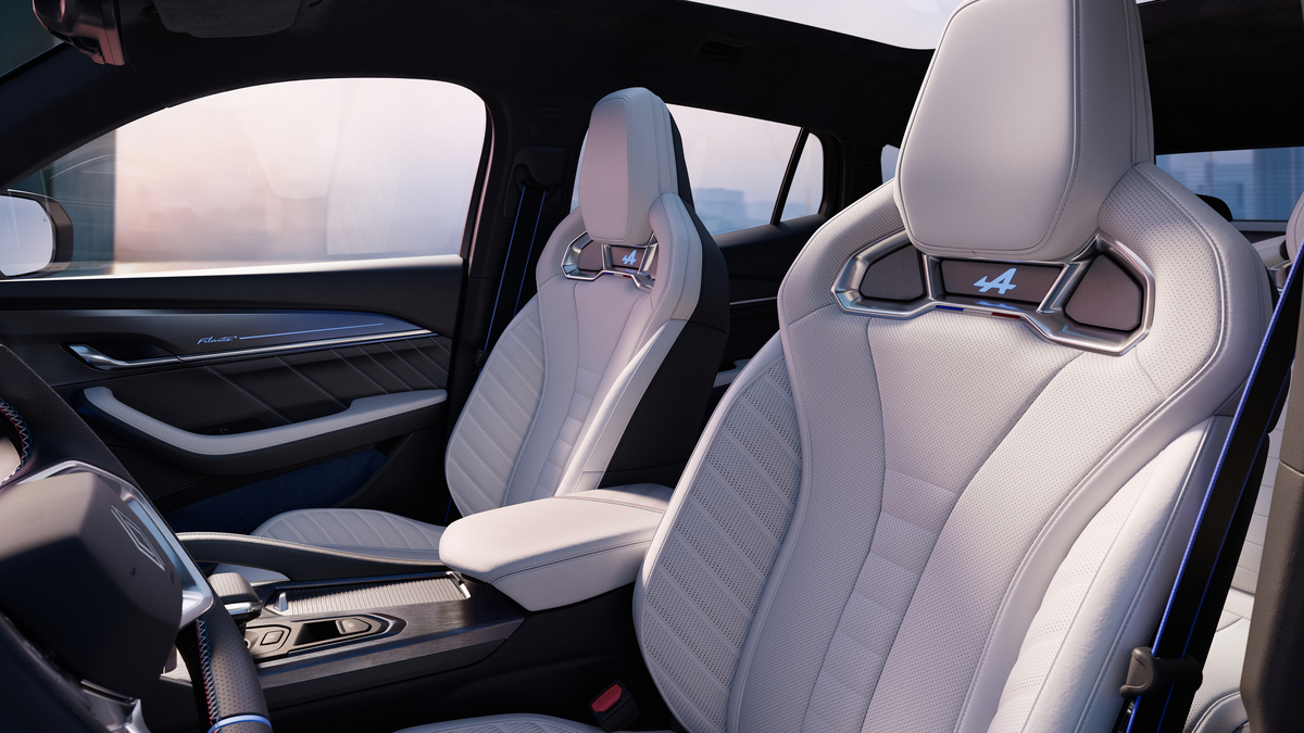 Detalles del interior del Renault Filante