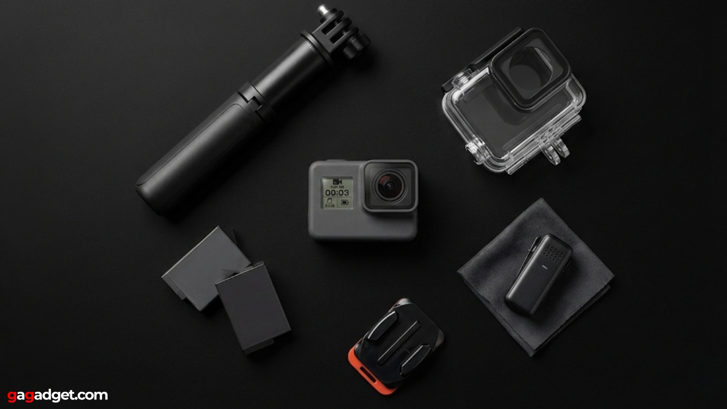 cámara acuática para vlogging en exteriores