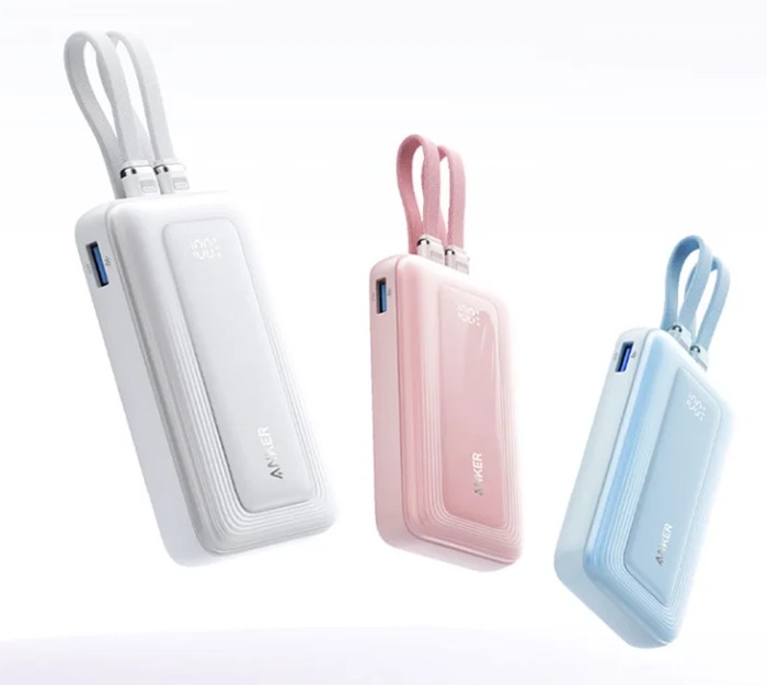 Variedad de colores del Anker Zolo 35W Travel Power Bank