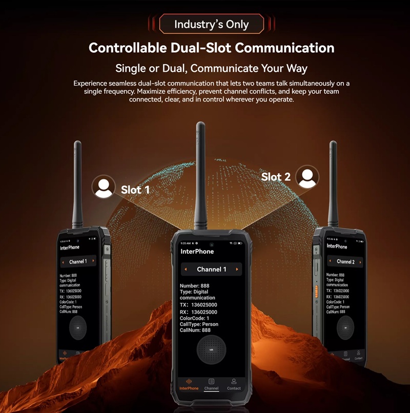 Walkie-talkie incorporado del Blackview Xplore 1