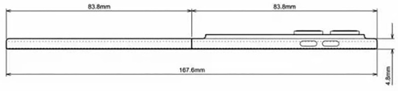 Render del teléfono plegable