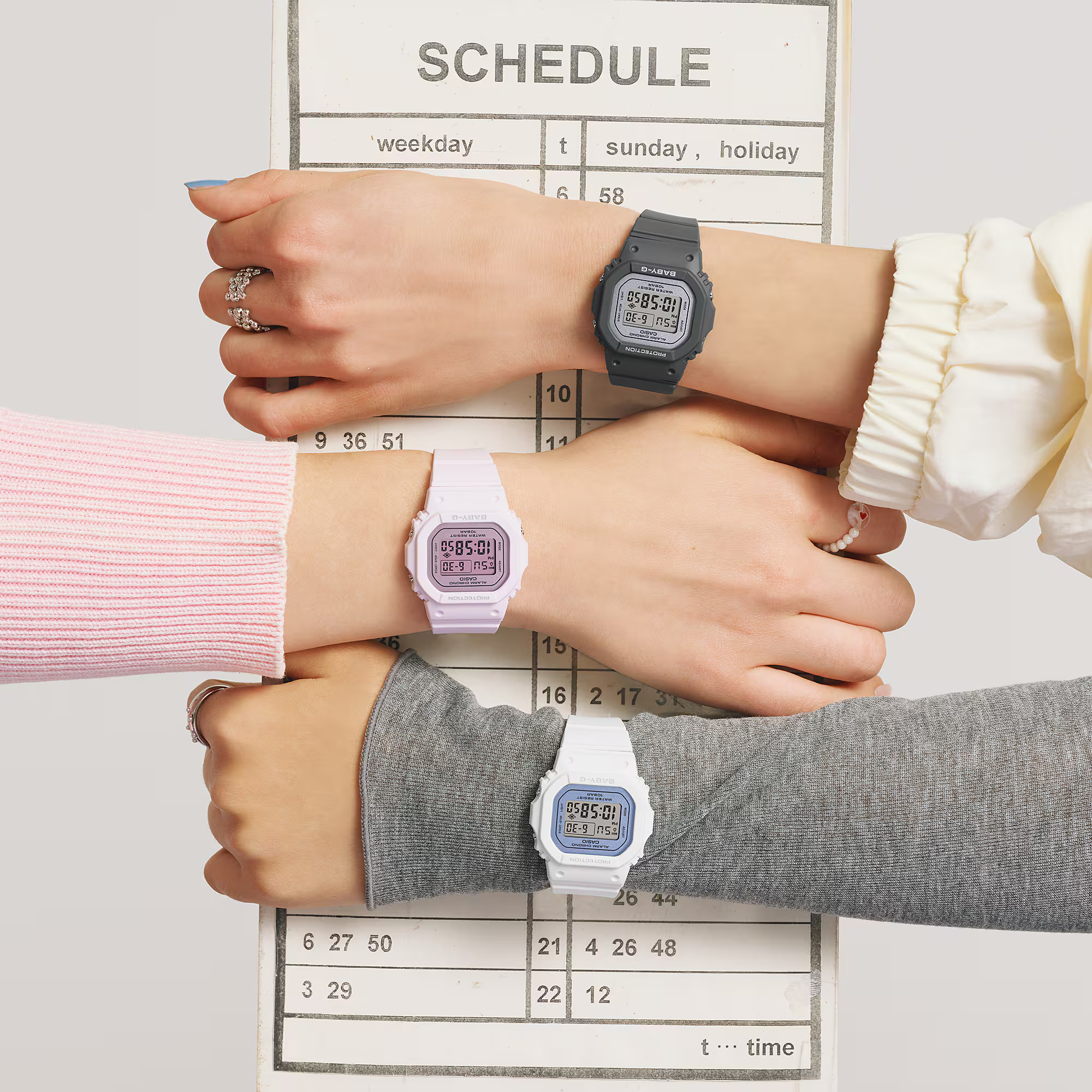 Casio BGD-565SC Serie en Muñeca