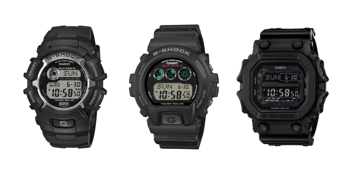 Relojes Casio G-Shock GW2310U-1, GW6900U-1 y GX56UBB-1