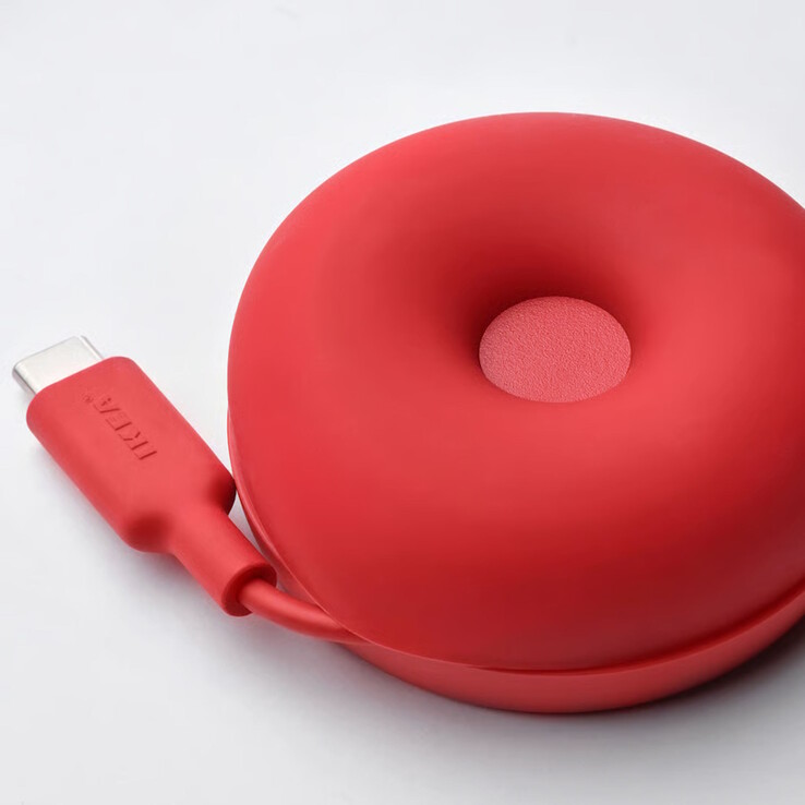 Cargador inalámbrico IKEA Västmärke en forma de donut