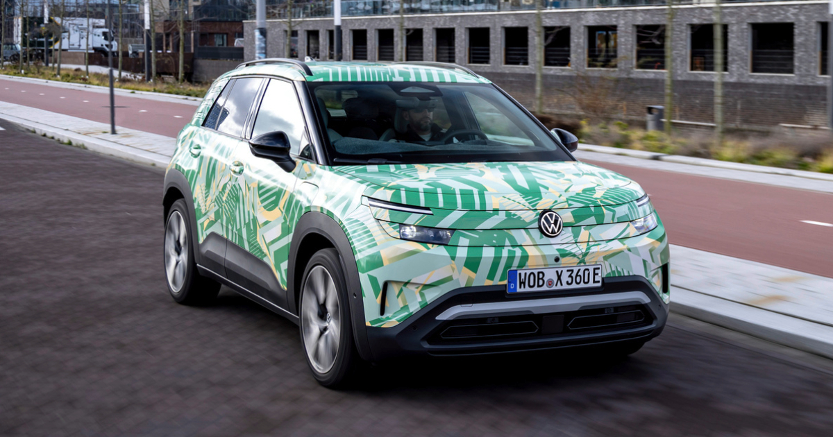 Vista trasera del Volkswagen ID. Cross