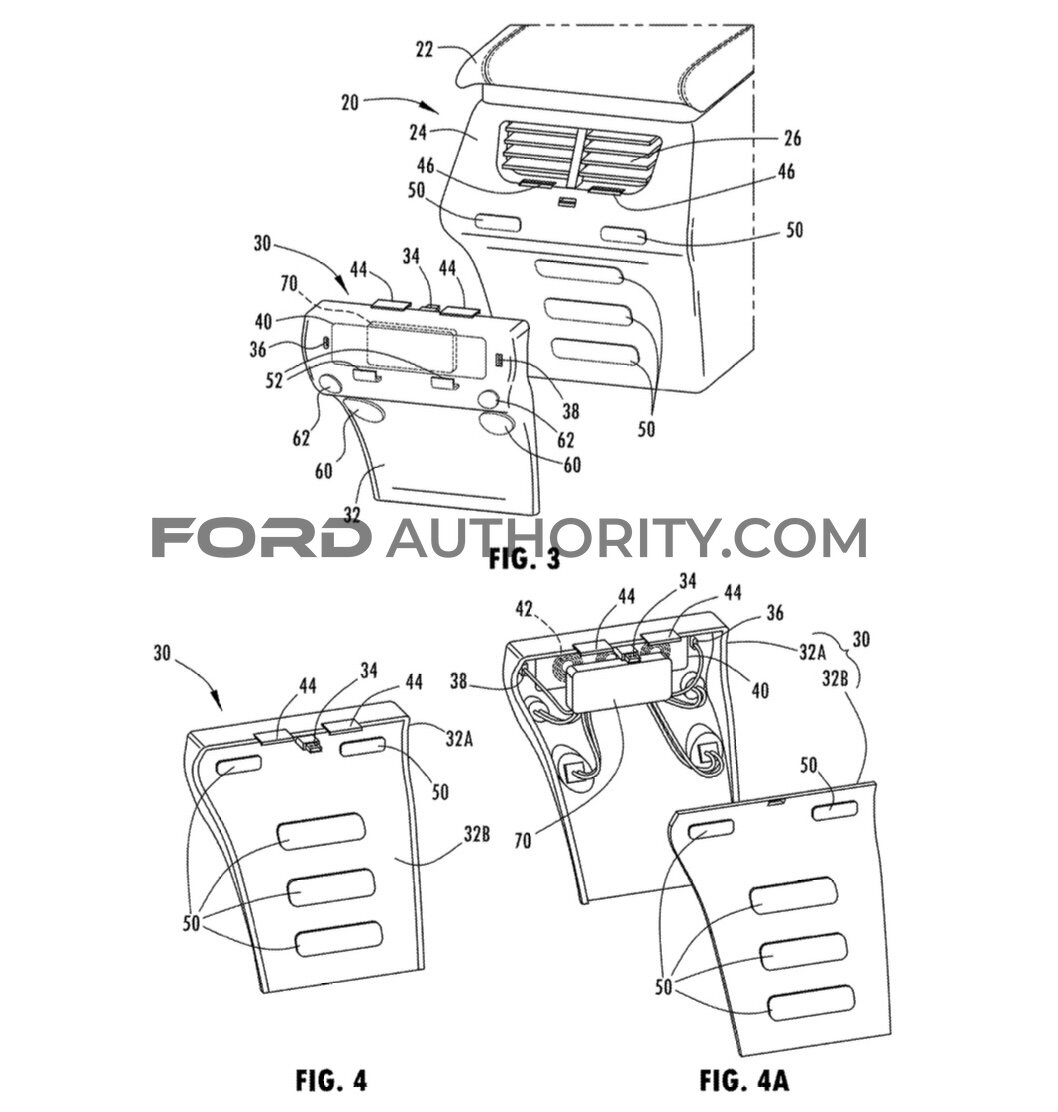Concepto de Puertos de Carga Removibles de la Patente de Ford 3